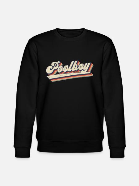 Poolboy Bademeister Rettungsschwimmer Schwimmbad - Stanley/Stella Unisex Bio-Sweatshirt CHANGER  - Schwarz