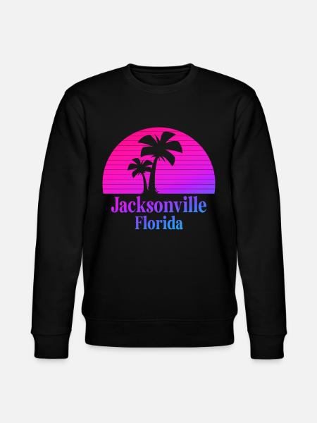 Jacksonville, Florida - Stanley/Stella CHANGER Unisex Organic Sweatshirt - black