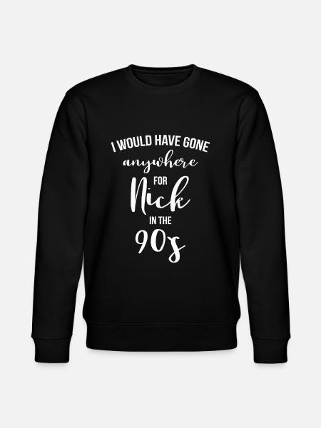 90er 90s NEUNZIGER MUSIK BEST BOYBAND BOY BAND FAN - Stanley/Stella Unisex Bio-Sweatshirt CHANGER  - Schwarz