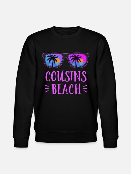 Cousins Beach - Stanley/Stella CHANGER Unisex Organic Sweatshirt - black