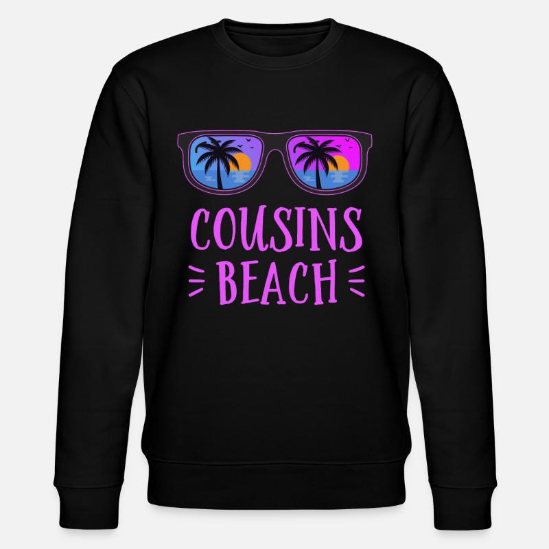 Cousins Beach - Stanley/Stella CHANGER Unisex Organic Sweatshirt - black