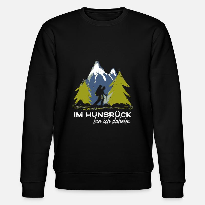 Hunsrück - Stanley/Stella Unisex Bio-Sweatshirt CHANGER - Schwarz