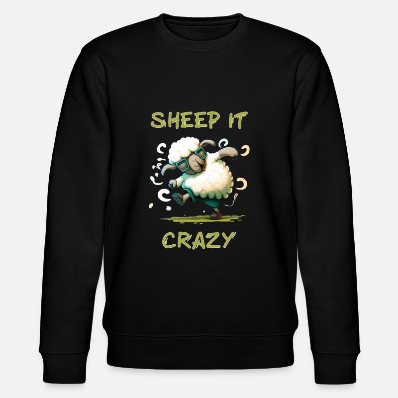 Sheep it Crazy - Sweat bio CHANGER Stanley/Stella Unisexe - noir
