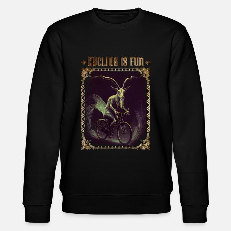 Le cyclisme est amusant gothique - Sweat bio CHANGER Stanley/Stella Unisexe - noir