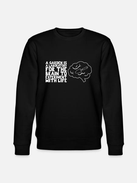 Inspiring Gardner sayings - Stanley/Stella CHANGER Unisex Organic Sweatshirt - black