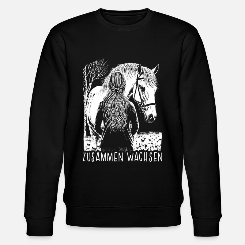 Zusammen Wachsen - Stanley/Stella Unisex Bio-Sweatshirt CHANGER - Schwarz