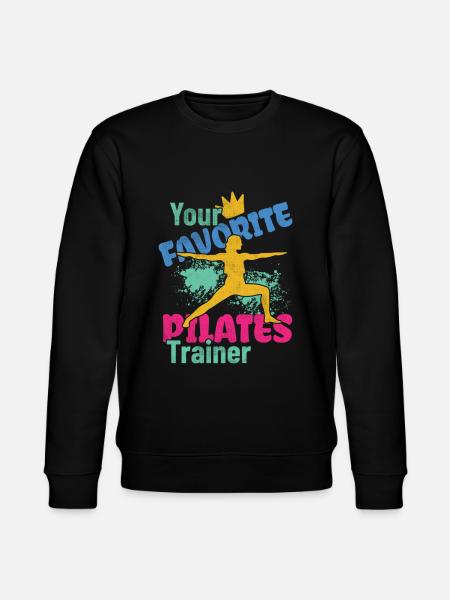 Your Favorite Pilates Trainer - Stanley/Stella CHANGER Unisex Organic Sweatshirt - black
