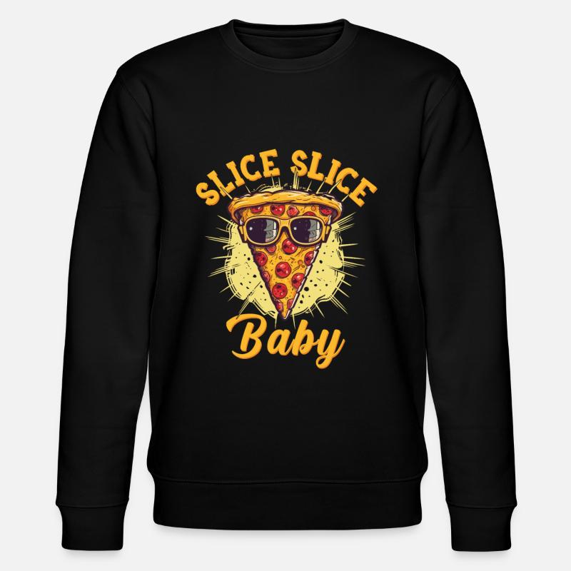 Slice Slice Pizza Sonnenbrille Pizzeria - Stanley/Stella Unisex Bio-Sweatshirt CHANGER  - Schwarz