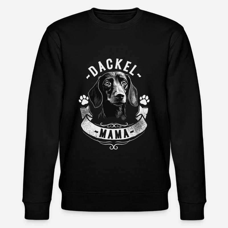 Dackel Mama - Stanley/Stella Unisex Bio-Sweatshirt CHANGER - Schwarz