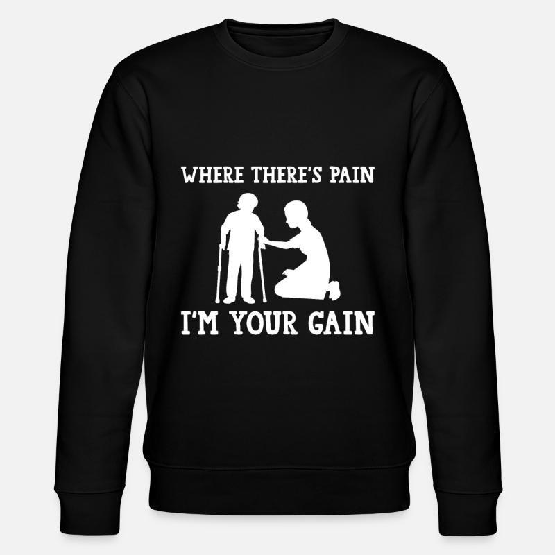 Gain de douleur - Physiothérapeute expérimenté - Sweat bio CHANGER Stanley/Stella Unisexe - noir