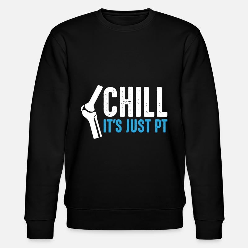 Relax, It's Pt Time – Casual - Stanley/Stella CHANGER Unisex Organic Sweatshirt - black
