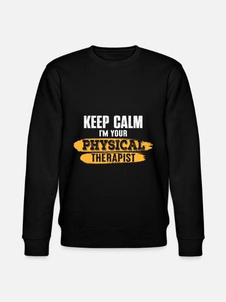 Stay Calm, Expert Therapy Ahead – - Stanley/Stella CHANGER Unisex Organic Sweatshirt - black