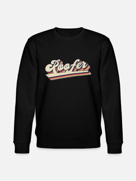 Dachdecker-Spruch - Dachdecker & Dachdecker - Stanley/Stella Unisex Bio-Sweatshirt CHANGER  - Schwarz