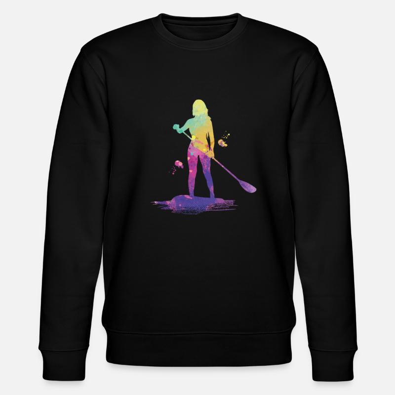 Stand Up Paddle amusant - Sweat bio CHANGER Stanley/Stella Unisexe - noir