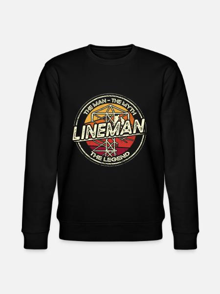 Funny electrician - Stanley/Stella CHANGER Unisex Organic Sweatshirt - black