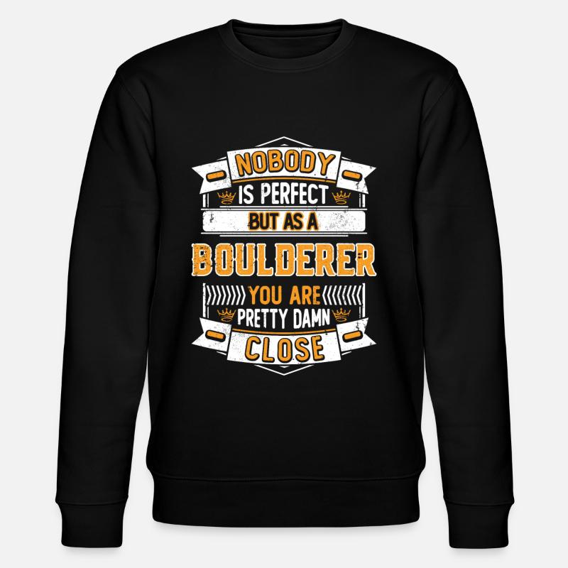 Fun bouldering & climbing - Stanley/Stella CHANGER Unisex Organic Sweatshirt - black