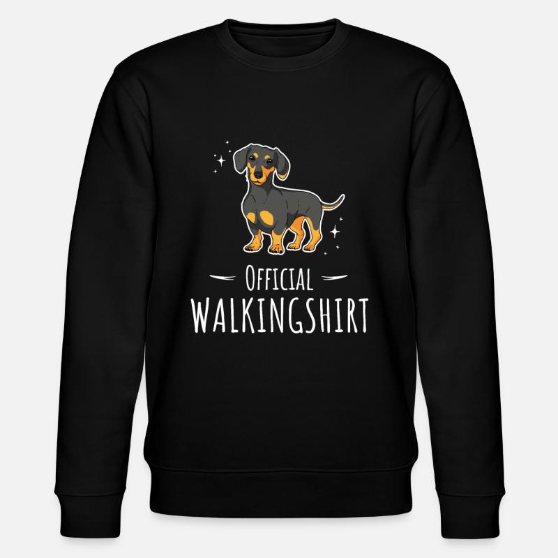 Cute Dachshund Mom - Stanley/Stella CHANGER Unisex Organic Sweatshirt - black