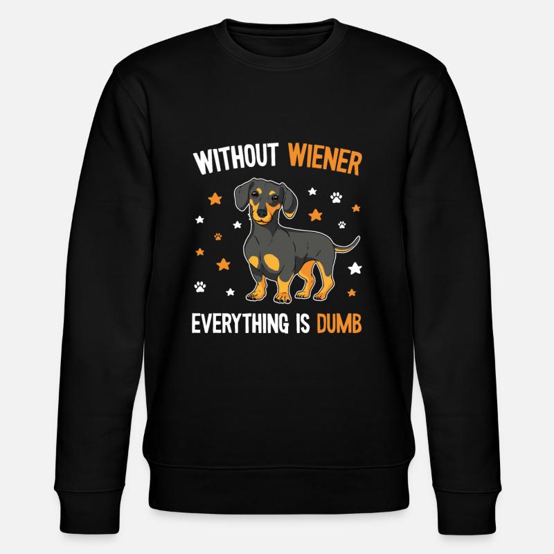 Maman teckel mignonne - Sweat bio CHANGER Stanley/Stella Unisexe - noir