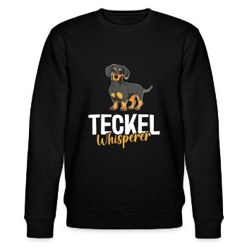 Maman teckel mignonne - Sweat bio CHANGER Stanley/Stella Unisexe - noir - Devant - Nik (191cm) & Marisol (170cm)