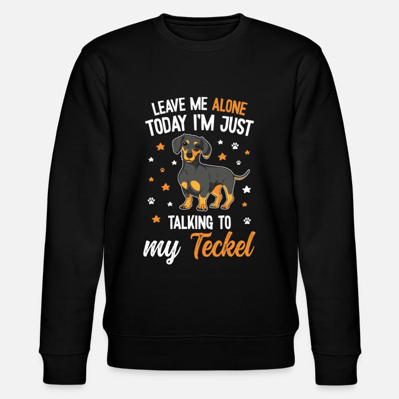 Maman teckel mignonne - Sweat bio CHANGER Stanley/Stella Unisexe - noir