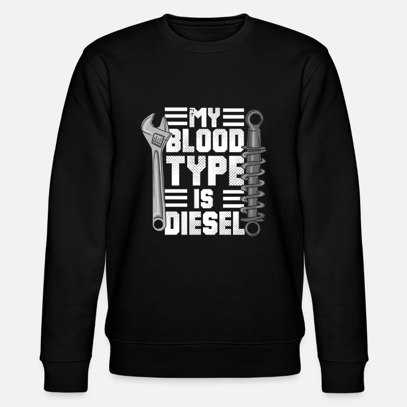 Tournevis mécanique pour mécanicien diesel - Sweat bio CHANGER Stanley/Stella Unisexe - noir