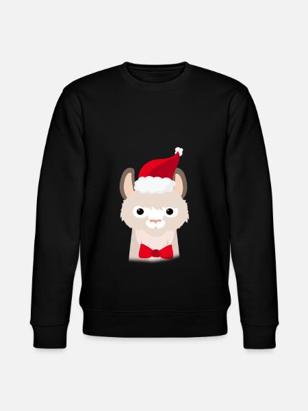 Lama de Noël laid - Sweat bio CHANGER Stanley/Stella Unisexe - noir