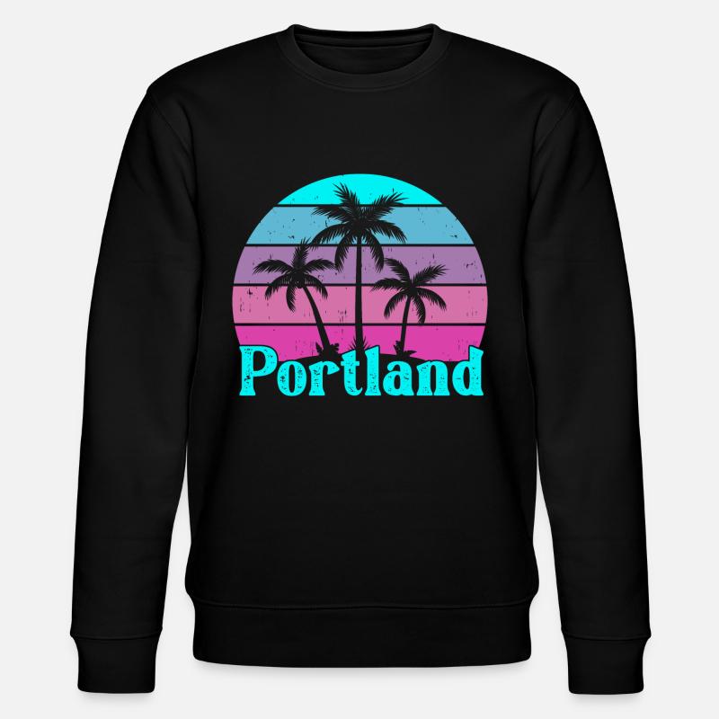 Portland - Stanley/Stella Unisex Bio-Sweatshirt CHANGER  - Schwarz