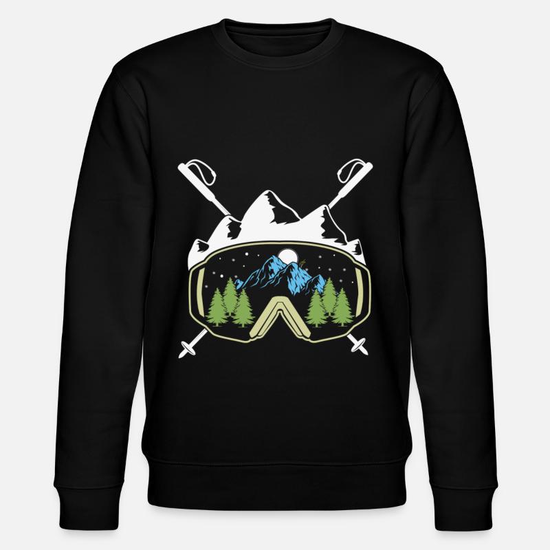 Wintersport - Stanley/Stella Unisex Bio-Sweatshirt CHANGER  - Schwarz