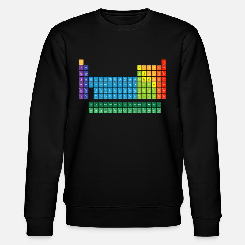 Periodensystem der Elemente - Stanley/Stella Unisex Bio-Sweatshirt CHANGER  - Schwarz