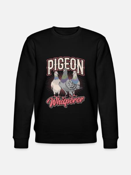 Pigeon Whisperer - Cool Pigeon - Stanley/Stella CHANGER Unisex Organic Sweatshirt - black