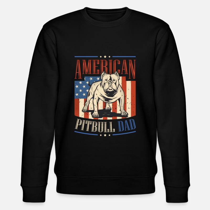 American Pitbull Dad 4 juillet - Sweat bio CHANGER Stanley/Stella Unisexe - noir