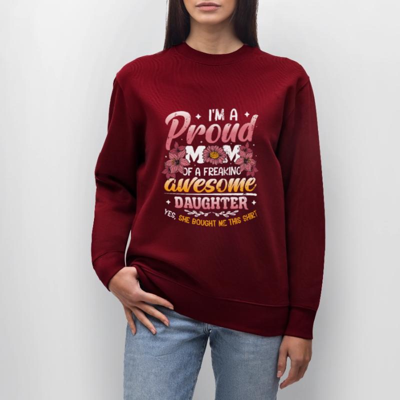 Ich bin eine stolze Mutter einer Tochter Stanley/Stella Unisex Bio-Sweatshirt CHANGER 