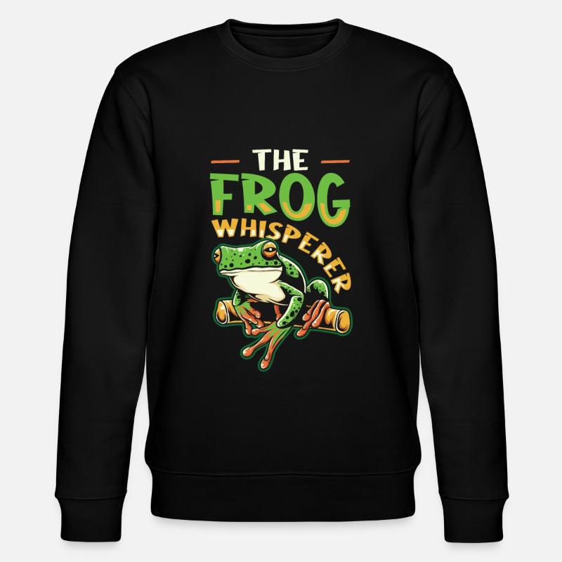 Le Chuchoteur de grenouille - Sweat bio CHANGER Stanley/Stella Unisexe - noir