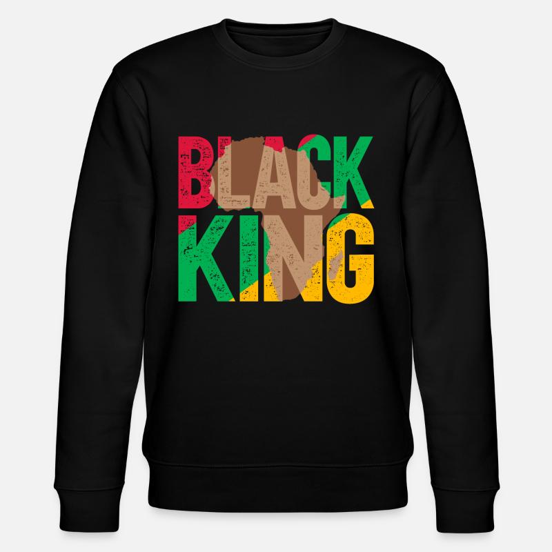 Black King - Stanley/Stella Unisex Bio-Sweatshirt CHANGER  - Schwarz