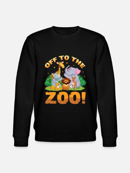 Off to the zoo - Stanley/Stella CHANGER Unisex Organic Sweatshirt - black