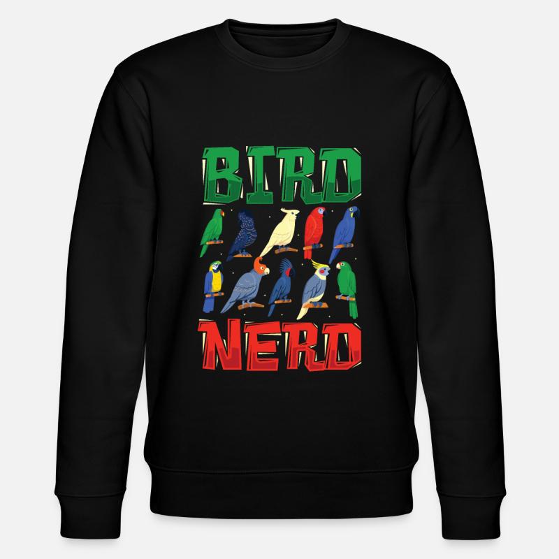 Observation des oiseaux Nerd - Sweat bio CHANGER Stanley/Stella Unisexe - noir