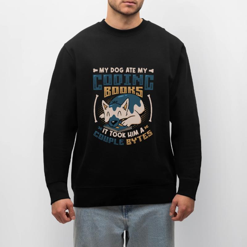 Hund Bytes Code Computer Scherz Programmierung Stanley/Stella Unisex Bio-Sweatshirt CHANGER 