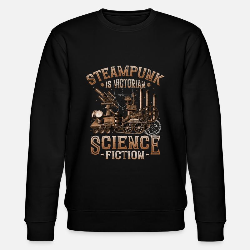 Steampunk Is Victorian Science Fiction - Stanley/Stella CHANGER Unisex Organic Sweatshirt - black