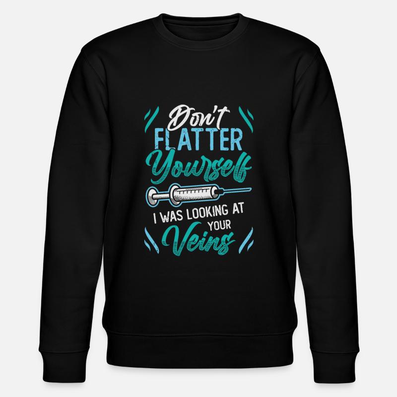 Ne vous flattez pas. - Sweat bio CHANGER Stanley/Stella Unisexe - noir