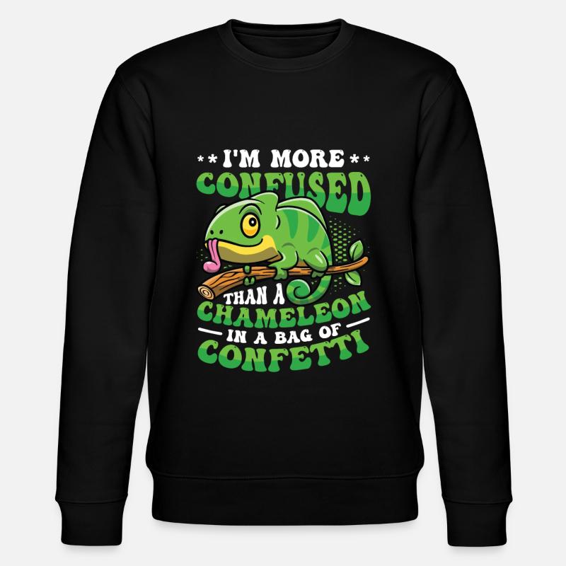 Plus confus qu’un caméléon. - Sweat bio CHANGER Stanley/Stella Unisexe - noir