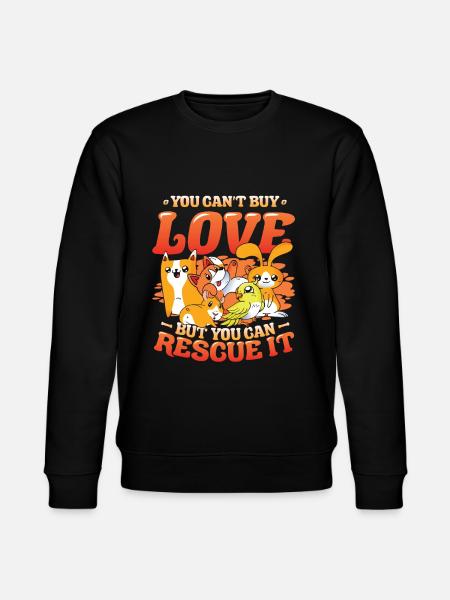 Love cannot be bought. - Stanley/Stella CHANGER Unisex Organic Sweatshirt - black