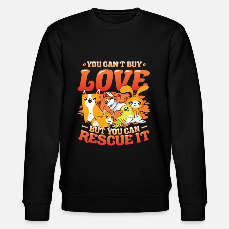L’amour ne s’achète pas. - Sweat bio CHANGER Stanley/Stella Unisexe - noir