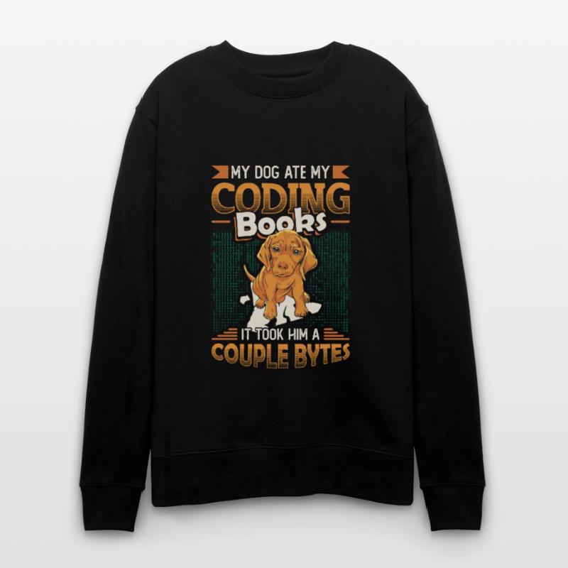 Dog Bytes Code Computer Joke Programmation Sweat bio CHANGER Stanley/Stella Unisexe