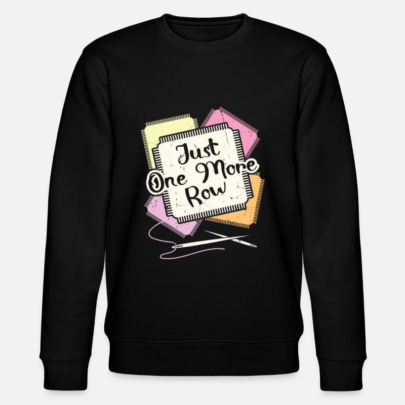 Seulement une rangée de crochet - Sweat bio CHANGER Stanley/Stella Unisexe - noir