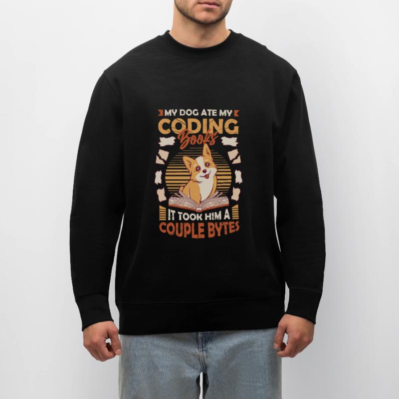 Dog Bytes Code Computer Joke Programmation Sweat bio CHANGER Stanley/Stella Unisexe