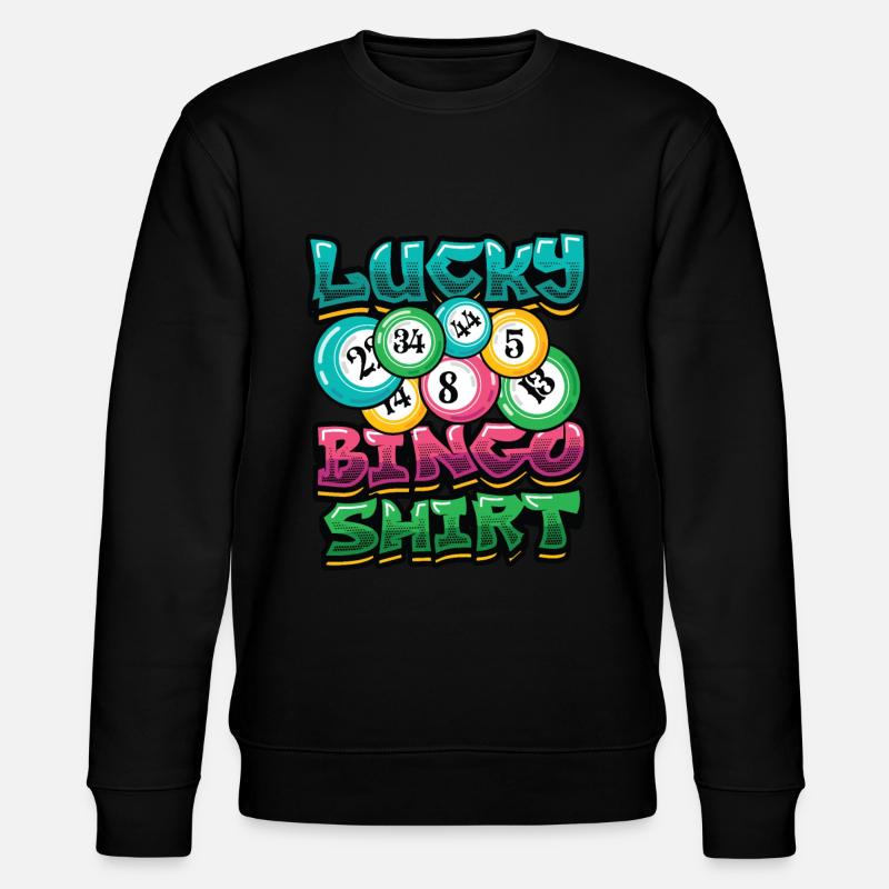 Glücks-bingo - Stanley/Stella Unisex Bio-Sweatshirt CHANGER  - Schwarz