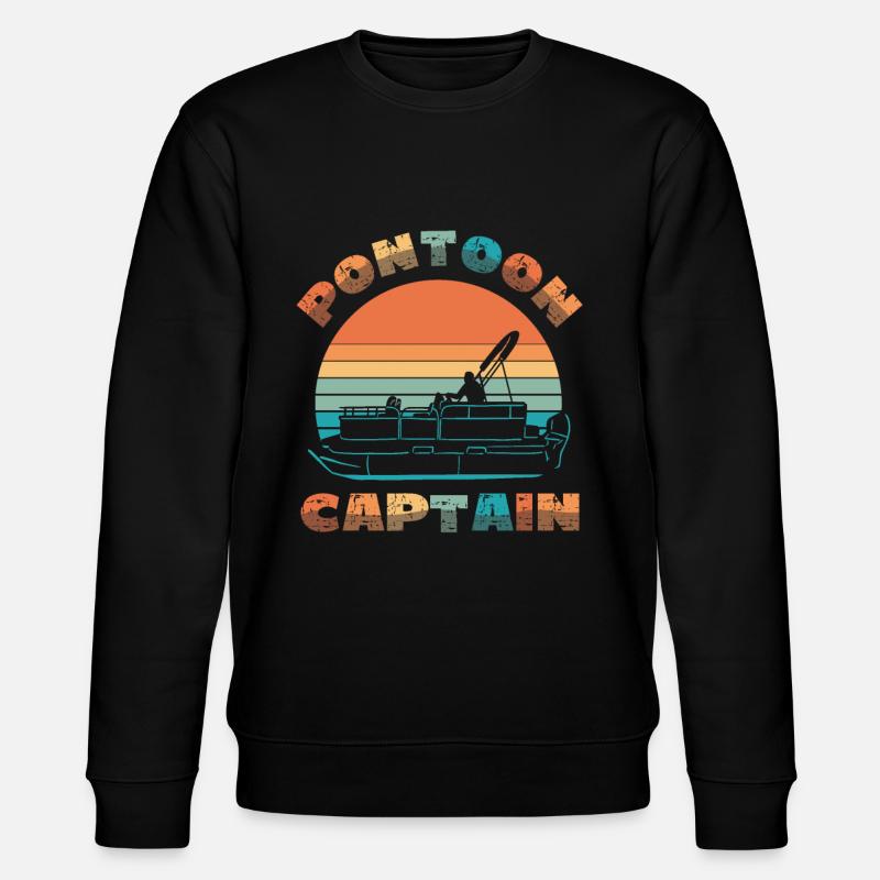 Ponton bateau, capitaine ponton - Sweat bio CHANGER Stanley/Stella Unisexe - noir