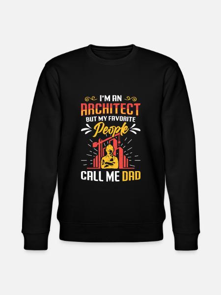 I am an architect - Stanley/Stella CHANGER Unisex Organic Sweatshirt - black