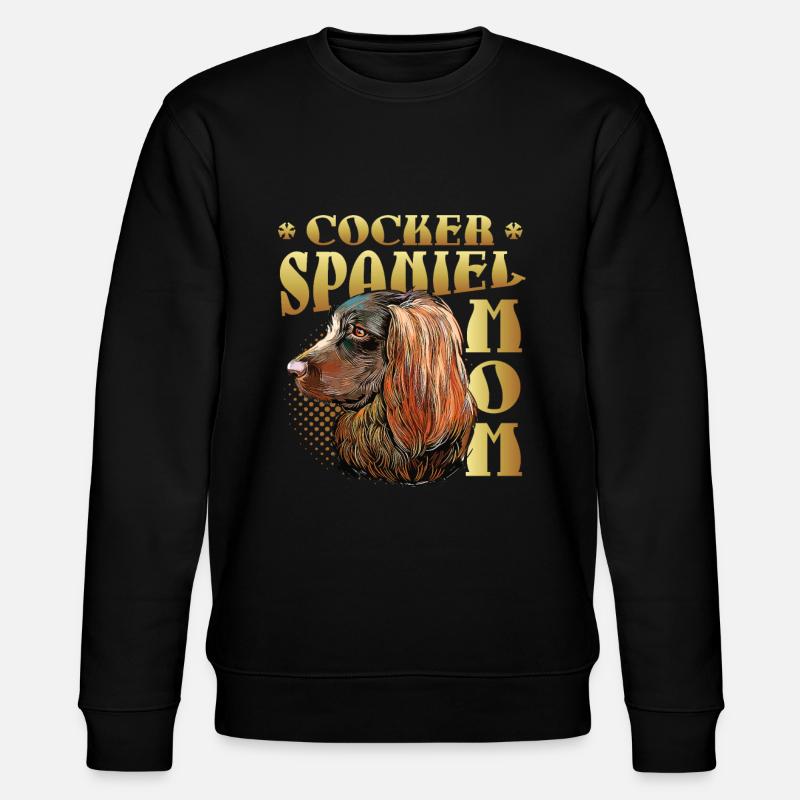 Cocker Spaniel Mom - Stanley/Stella Unisex Bio-Sweatshirt CHANGER  - Schwarz