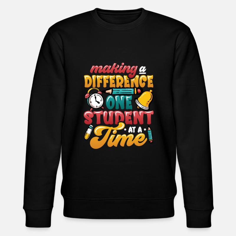 Faire la différence - Sweat bio CHANGER Stanley/Stella Unisexe - noir